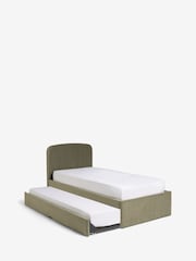 Soft Velvet Sage Green Kids Matson Trundle Upholstered Bed - Image 5 of 9