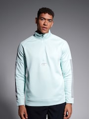 Canterbury Adult Mens Green 1/2 Zip Thermoreg Fleece - Image 1 of 6
