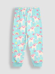 JoJo Maman Bébé Pink Unicorn Pyjamas 2 Pack - Image 4 of 9