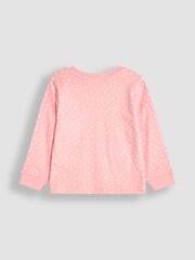 JoJo Maman Bébé Pink Unicorn Pyjamas 2 Pack - Image 6 of 9