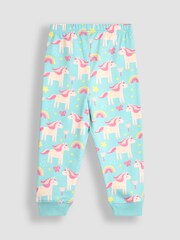 JoJo Maman Bébé Pink Unicorn Pyjamas 2 Pack - Image 9 of 9