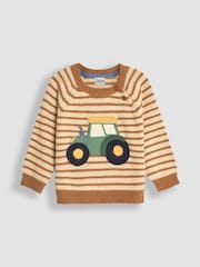 JoJo Maman Bébé Natural Tractor Jumper - Image 2 of 5