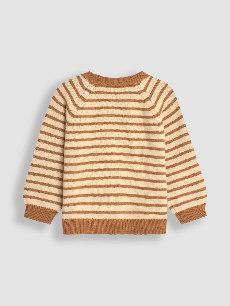 JoJo Maman Bébé Natural Tractor Jumper - Image 3 of 5