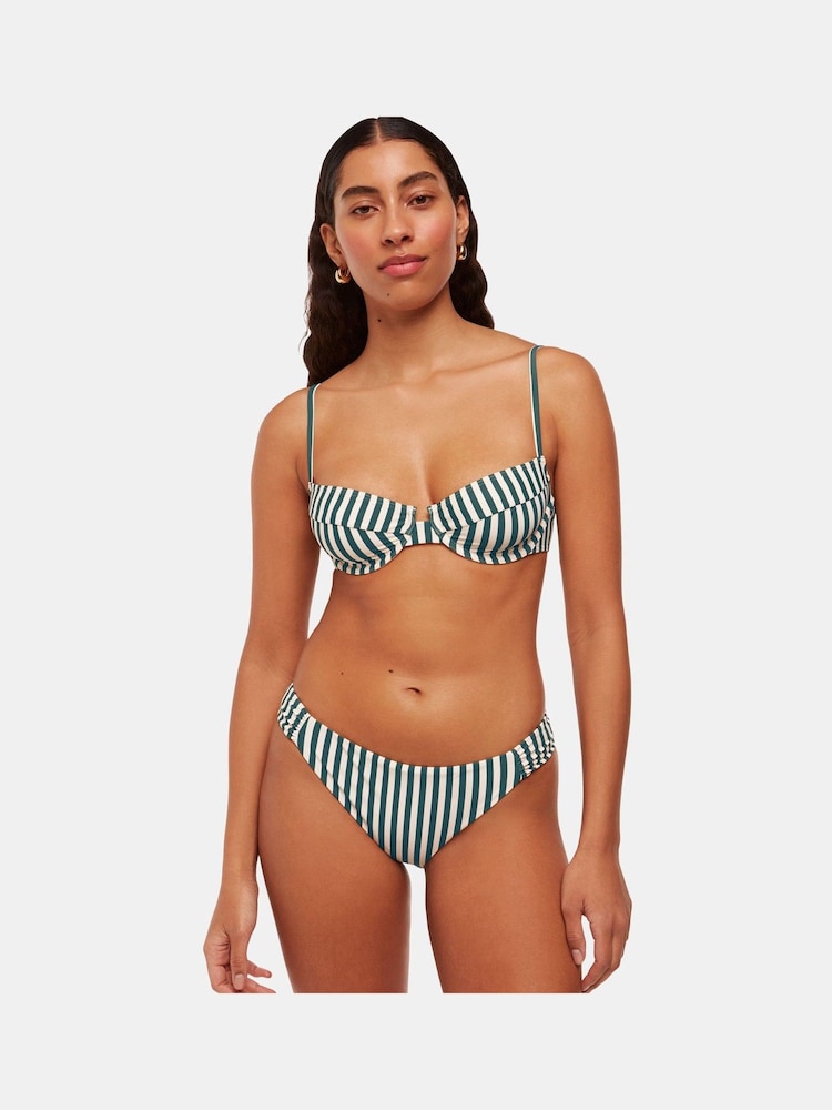 Whistles Stripe Bikini Bottoms - Image 1 of 4