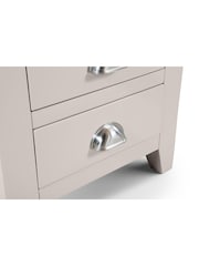 Julian Bowen Grey Richmond Twin Pedestal Dressing Table - Image 5 of 6