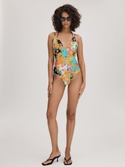 Florere Printed Dual Strap Swimsuit - Image 3 of 5