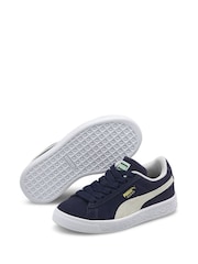 Puma Blue Suede Classic XXI Kids Trainers - Image 5 of 6