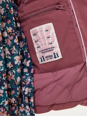 FatFace Letty Rose Pink Longline Padded Jacket - Image 5 of 6