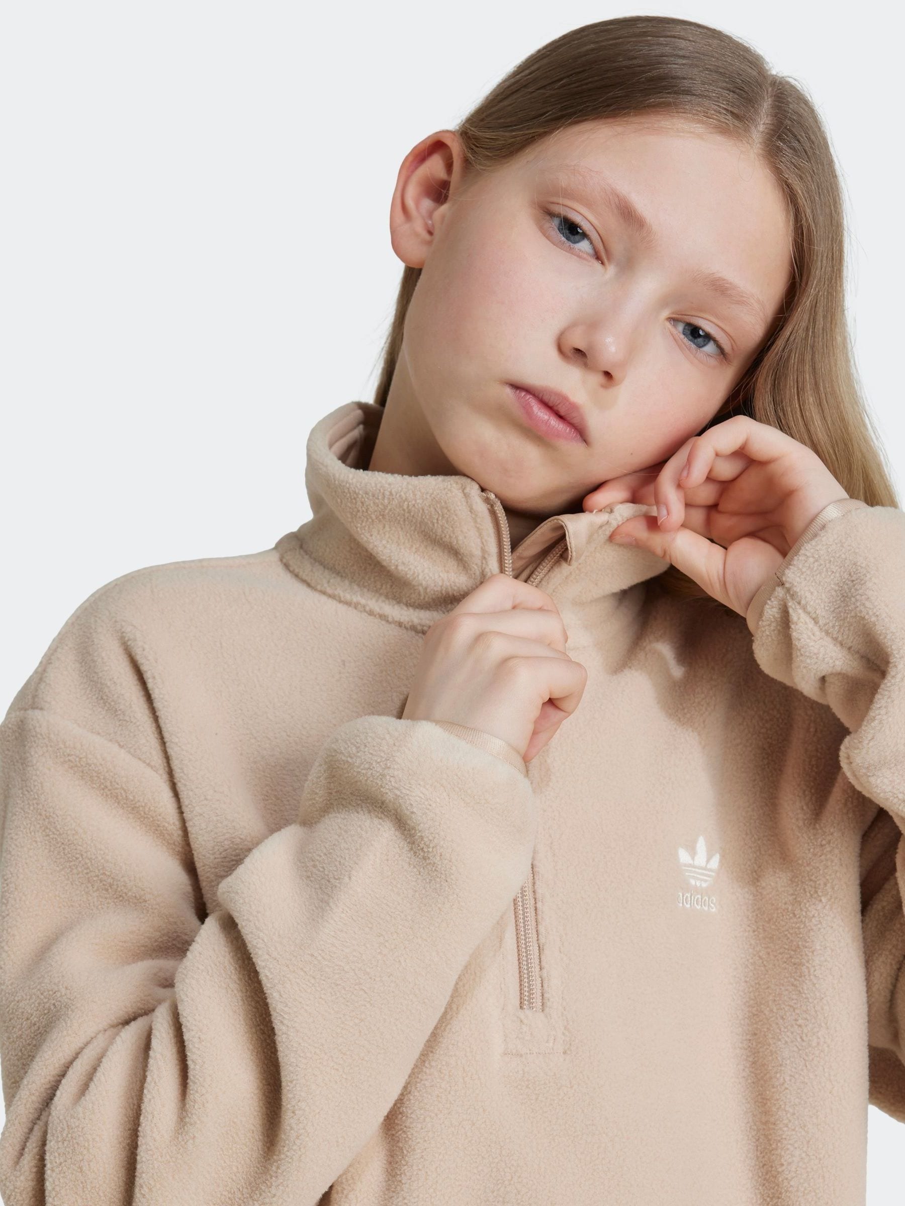 Buy adidas Originals Beige Junior Fleece from Next USA