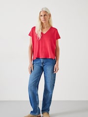 Hush Pink Emmerline Linen Blend Knitted Top - Image 2 of 5