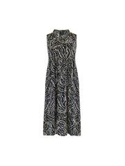 Live Unlimited Black Curve Petite Spot Print Ruffle Midaxi Dress - Image 4 of 5