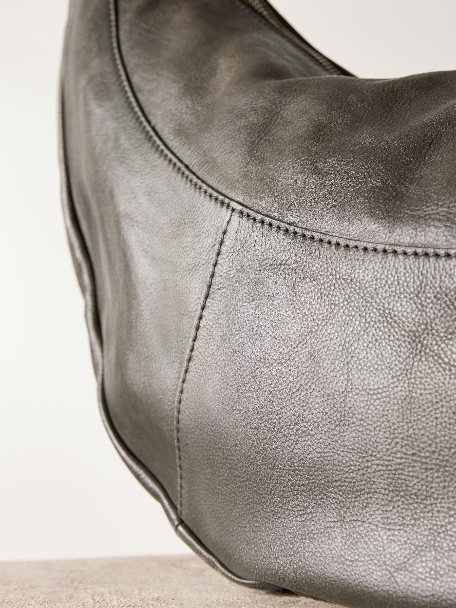 Buy Grey Leather Washed Oversized Sling Bag from Next Canada
