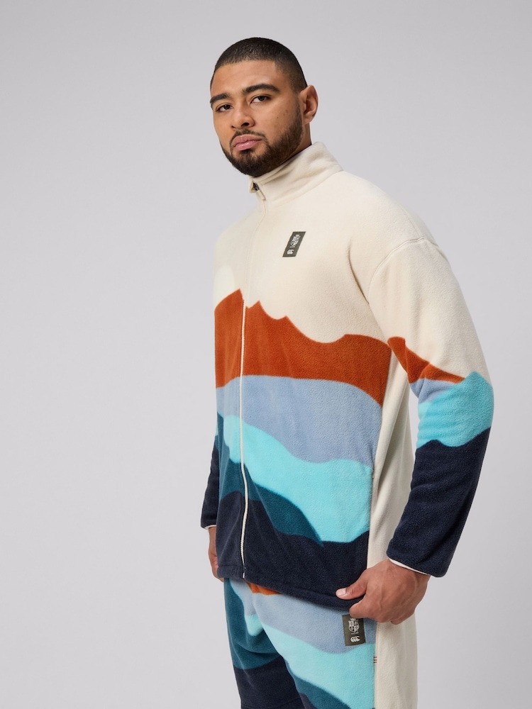 Canterbury Cream British & Irish Lions Rugby Outback Full Zip Fleece - صورة 1 من 8