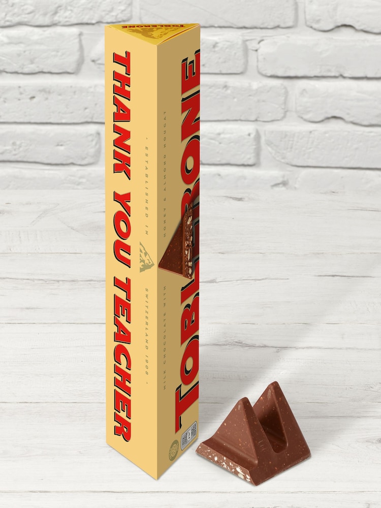 Toblerone Chocolate 360G Thank You Teacher Bar - Image 1 of 2 Toblerone Chocolate 360G Thank You Teacher Bar - Image 1 of 2