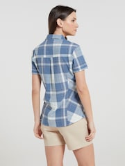 Mountain Warehouse Light Blue Womens Holiday 100% Cotton Shirt - Image 2 of 5