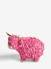 Pink Hamish the Highland Cow Ornament - Image 3 of 4