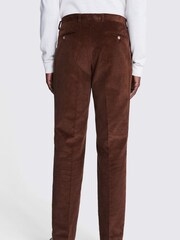 MOSS Copper Orange Slim Fit Corduroy Trousers - Image 2 of 4