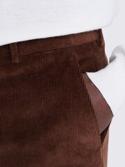 MOSS Copper Orange Slim Fit Corduroy Trousers - Image 3 of 4