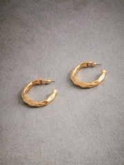 Gold Tone Tabitha Simmons Yasmin Hoop Earrings - Image 5 of 5