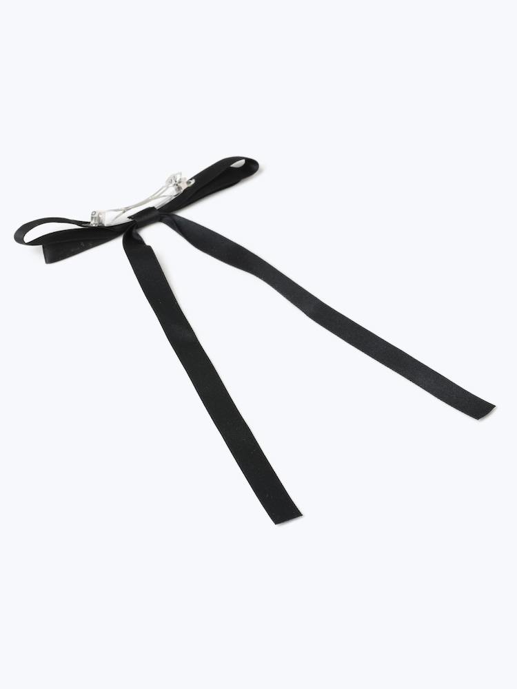 Aela Cream Skinny Satin Bow - Image 2 of 4