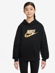Nike Black Club Fleece HBR Hoodie - Image 1 of 3