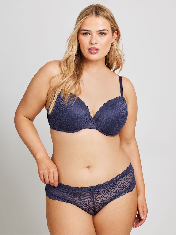 Yours Curve Yours 2 PACK Sutiãs com bojo e acabamento em Brasazul e branca - Imagem 2 de 8