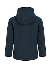 Mountain Warehouse Light Blue Exodus Kids Water Resistant Softshell Jacket - Image 3 of 5