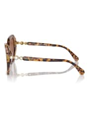 Swarovski Brown Sk6017 Irregular Sunglasses - Image 4 of 5