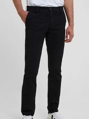 French Connection Black Stretch Chino Trousers - Image 1 of 3