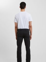 French Connection Black Stretch Chino Trousers - Image 3 of 3