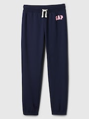 Gap Blue Logo Fleece-Lined Joggers (4-13yrs) - Image 1 of 1