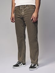Tan Brown Straight Fit Motion Flex Jeans - Image 1 of 12