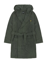 Lyle & Scott Green Boys Bucke Bathrobe - Image 1 of 4