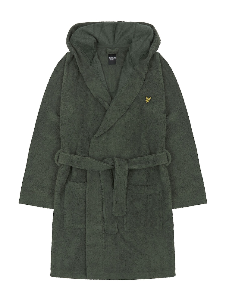Lyle & Scott Green Boys Bucke Bathrobe - Image 1 of 4