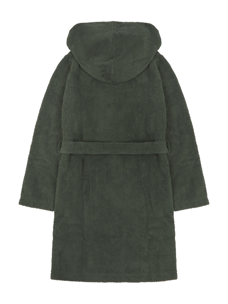 Lyle & Scott Green Boys Bucke Bathrobe - Image 2 of 4