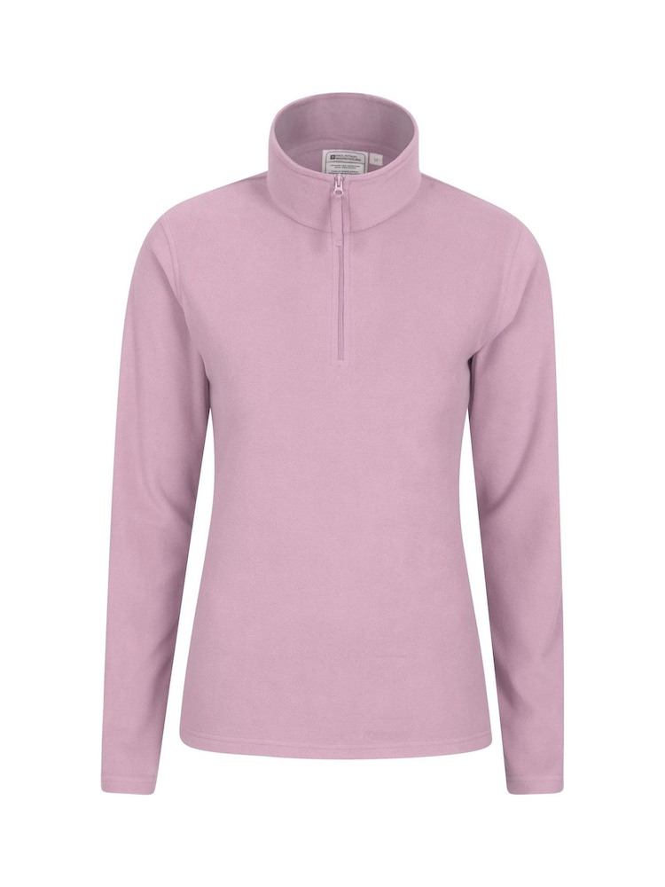 Mountain Warehouse Pink Womens Camber Half Zip Fleece - Image 1 of 5 Mountain Warehouse Pink Womens Camber Half Zip Fleece - Image 1 of 5