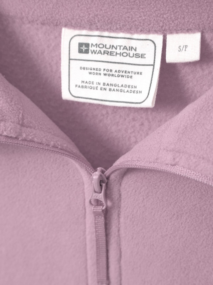 Mountain Warehouse Pink Womens Camber Half Zip Fleece - Image 5 of 5 Mountain Warehouse Pink Womens Camber Half Zip Fleece - Image 5 of 5