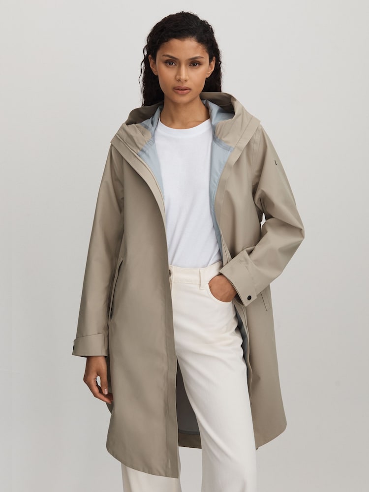 Scandinavian Edition Hooded Cape Raincoat - Image 1 of 5