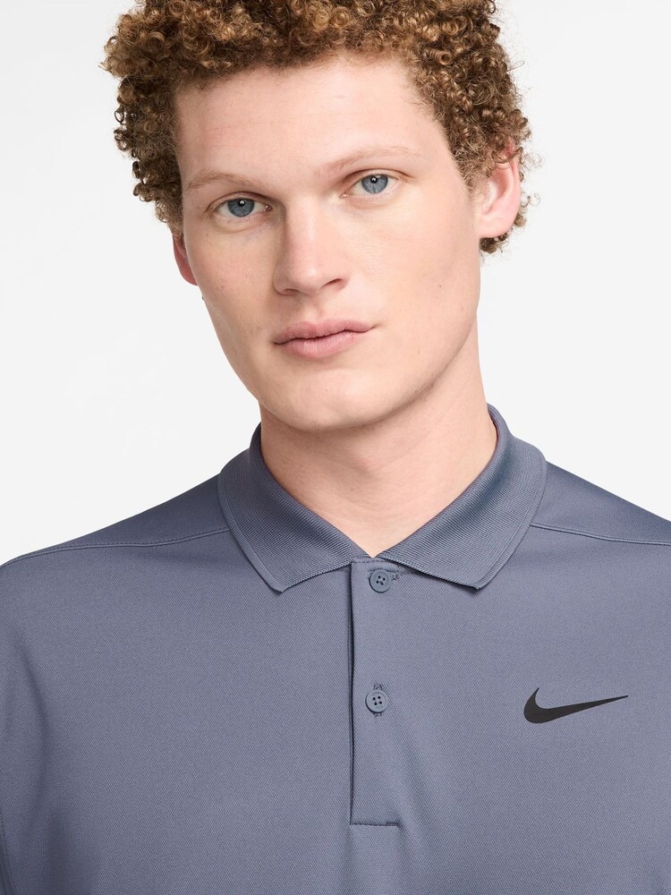 Nike Grey Dri-FIT Victory Golf Polo Shirt - Image 3 of 3 Nike Grey Dri-FIT Victory Golf Polo Shirt - Image 3 of 3