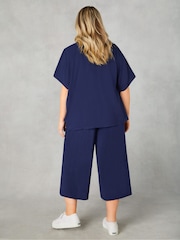 Live Unlimited Blue Curve Batwing Cover-Up - Image 2 of 4