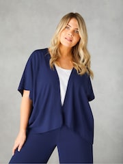 Live Unlimited Blue Curve Batwing Cover-Up - Image 3 of 4