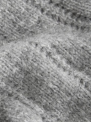 Grey Charcoal Co-ord Soft Touch Fitted Column Knitted Maxi Skirt - Image 6 of 6