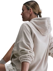 Nike Taupe One Therma-FIT Cosy Fleece Pullover Hoodie - Image 2 of 6
