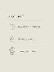 Teal Blue Sleek Kettle - Image 4 of 5