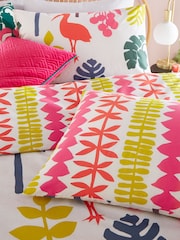 Furn Multicolour Marula Tropical Duvet Cover Set - Image 3 of 4