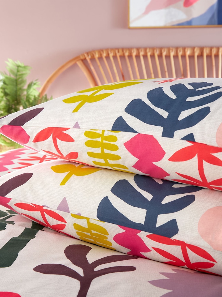 Furn Multicolour Marula Tropical Duvet Cover Set - Image 4 of 4