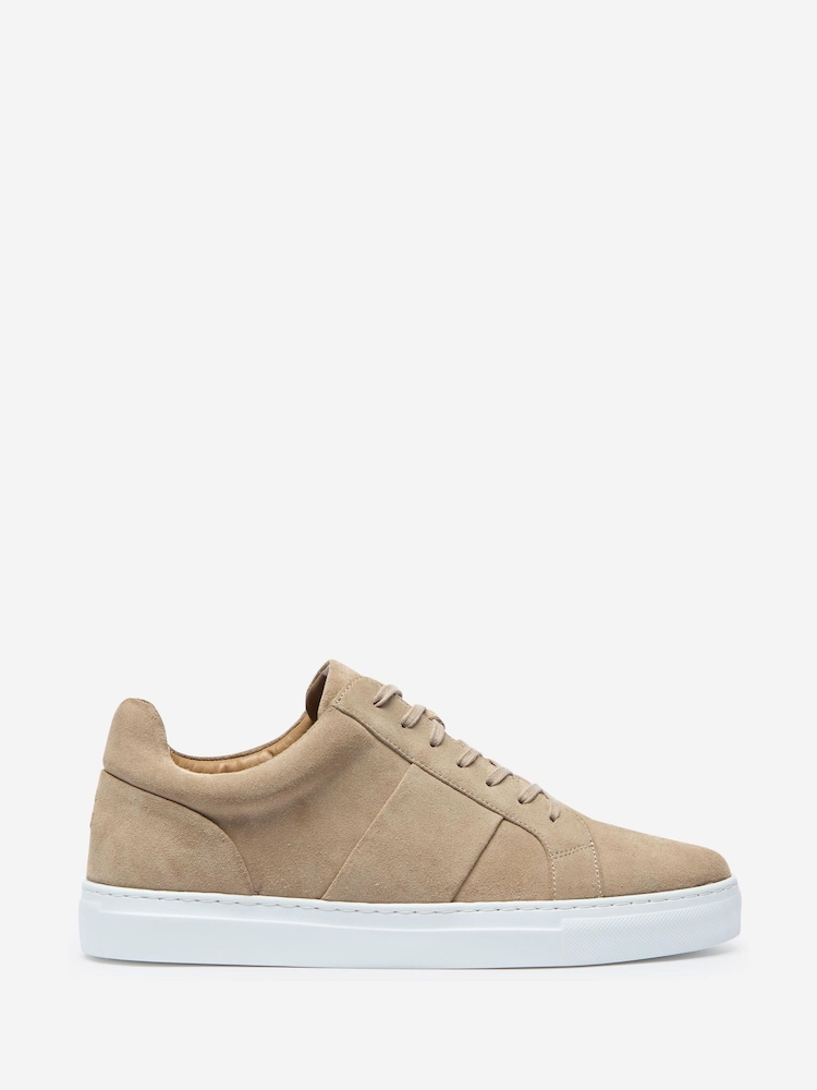 Oliver Sweeney Nude Suede Cupsole Trainers - Image 1 of 5 Oliver Sweeney Nude Suede Cupsole Trainers - Image 1 of 5