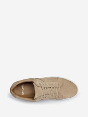 Oliver Sweeney Nude Suede Cupsole Trainers - Image 4 of 5