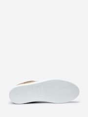 Oliver Sweeney Nude Suede Cupsole Trainers - Image 5 of 5