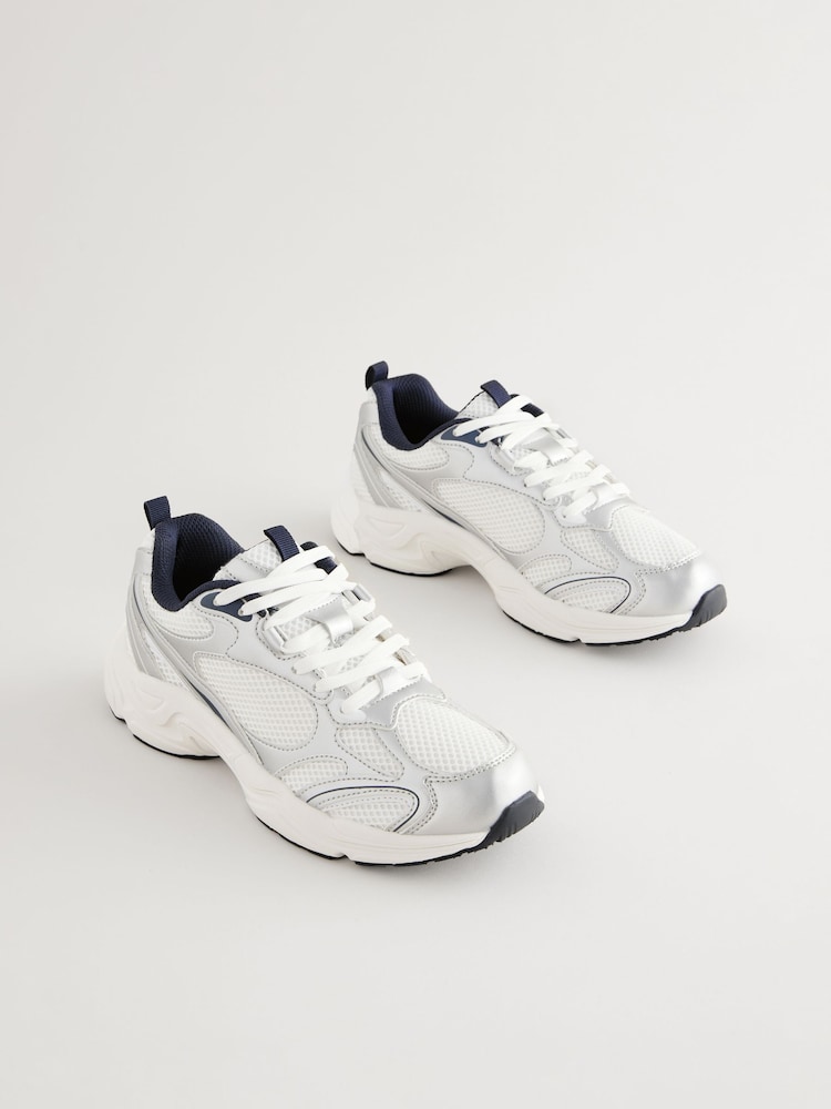 White Forever Comfort® Dad Chunky Trainers - Image 1 of 5